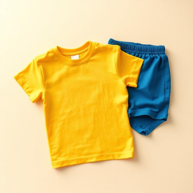 Yellow & Blue Kids Cotton Set